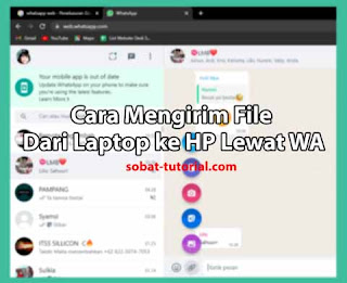 Cara Mengirim File Dari Laptop ke HP Lewat WA