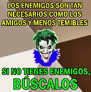 meme amigos enemigos