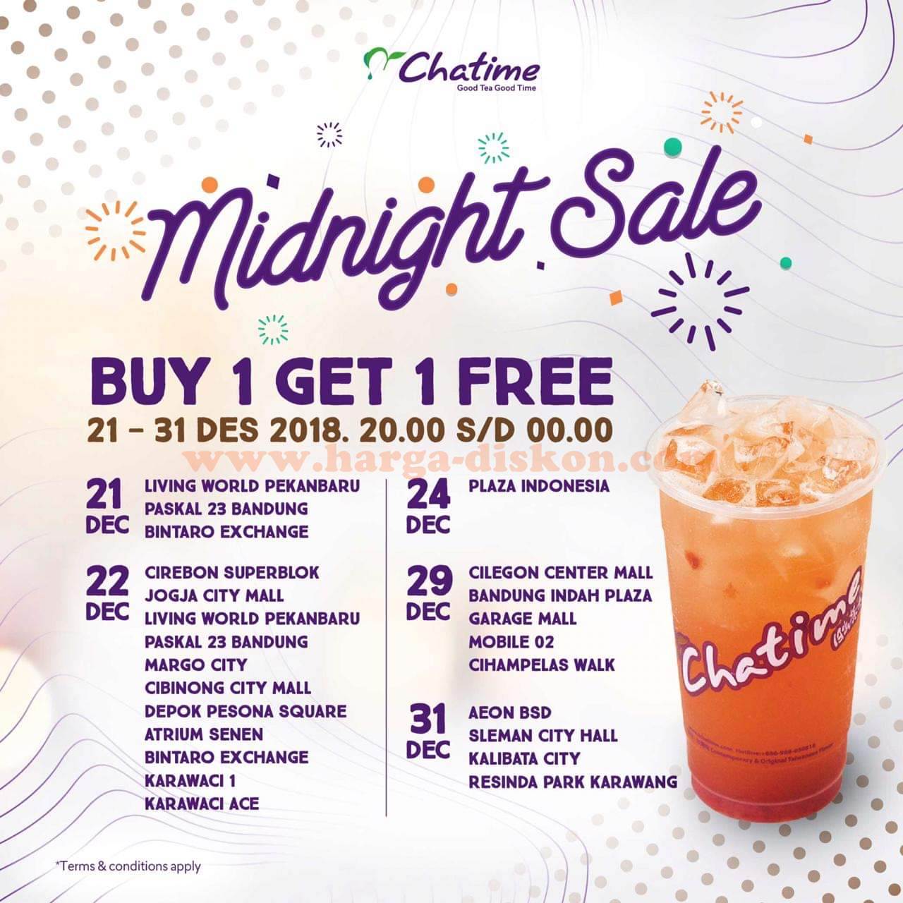 Promo CHATIME Terbaru