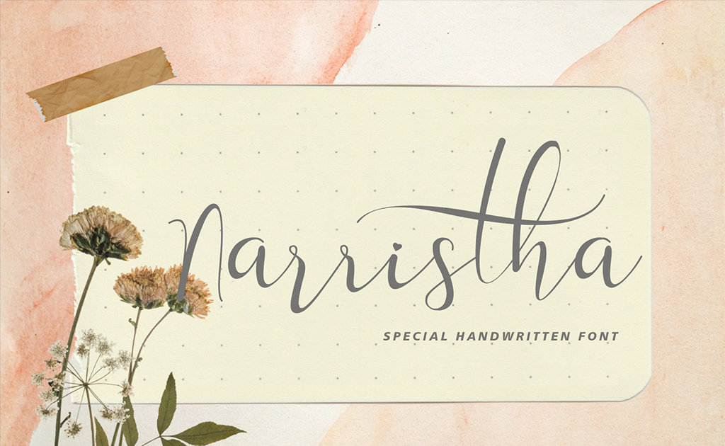 Download-Narristha-Handwritten-Script-Font