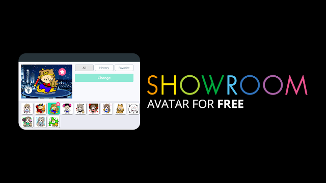 Dapatkan Avatar Gratis di SHOWROOM