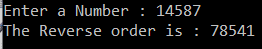 How to reverse a given number in C#?