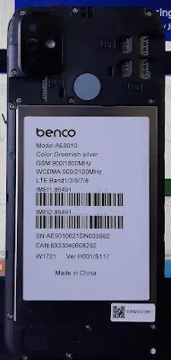 Lava Benco V80 AE9010 Dump Flash File