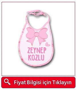 kız bebeklere özel mama önlüğü