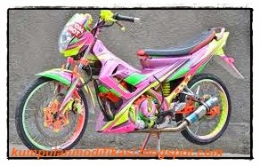 Modifikasi Motor Satria Fu Super