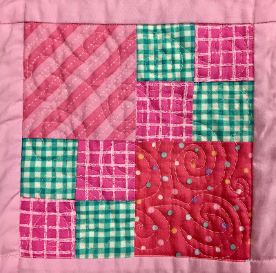 angela walters, quilts for cure, swirl hook, swirl meander, michael miller, aurifil, hobbs batting, free motion meandering, free-motion