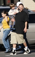 IMAGE ID # 1850198 Exclusive...Britney Spears has never liked being single, but it's been harder than ever for her lately. Desperate for a love of her own, she's had to endure watching ex-husband Kevin Federline flaunt his new romance with Victoria Prince, a stunning 6-foot-tall blond volleyball player.<br /> <br /> Federline and Prince were seen taking a family weekend away in the snowy mountains of northern California the weekend of January 17th, 2009. The couple brought along all four of Kevin's children, the older two that he fathered with Shar Jackson, as well as Sean Preston and Jayden James, the two beloved sons of Britney Spears. The group stopped off at the home of Kevin's parents on their way up north, and Victoria made the all important step of meeting the family. The entire clan later headed up to a secluded mountainside cabin in the woods. While enjoying the great snowy outdoors, Victoria was seen carrying one of Britney's sons almost all the time, seeming quite affectionate and close with each of the boys. One can only imagine how much this must hurt Britney, after losing custody of the children she loves so dearly.<br /> <br /> More exclusive details to follow tomorrow in the new issue of Life & Style!<br /> <br /> <br />  <br />  01/29/2009 --- Sean Preston Federline, Kevin Federline --- (C) 2009 Fame Pictures, Inc. - Santa Monica, CA, U.S.A - 310-395-0500 / Sales: 310-395-0500