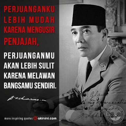 90 Koleksi KATA MUTIARA BUNG KARNO Terbaru