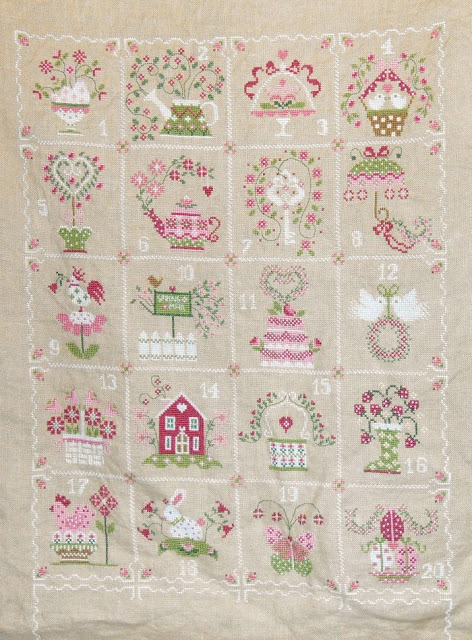 Cuore e Batticuore: Shabby Spring Calendar 全体5/6