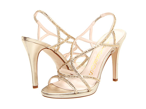 Gold Strappy Heels | fashionplaceface