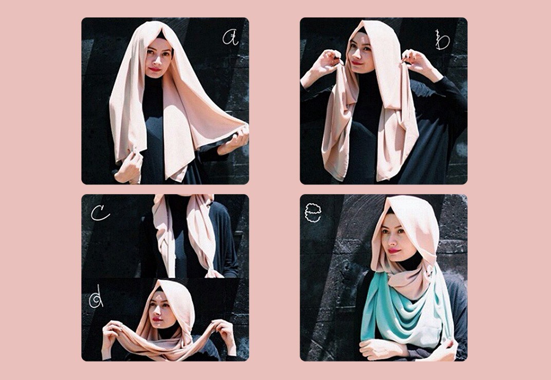 My Beautiful Life Journey Cara Mudah Pakai Shawl Part 2