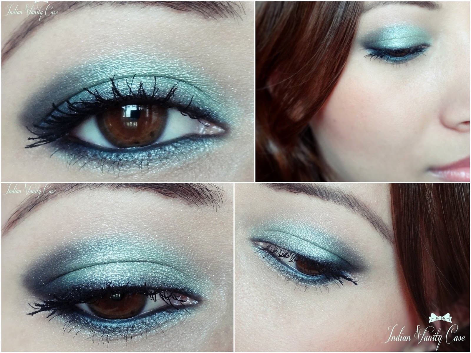 Indian Vanity Case Mint Eyeshadow Tutorial