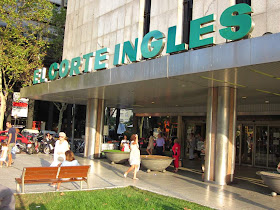 El Corte Inglés shopping mall in Barcelona