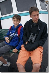 On the boat