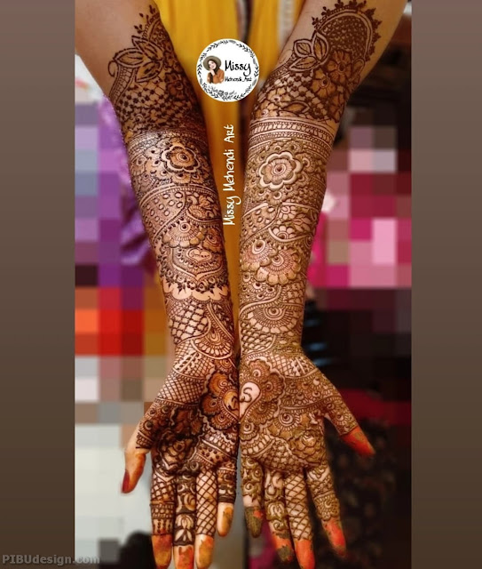 khafif easy mehndi design