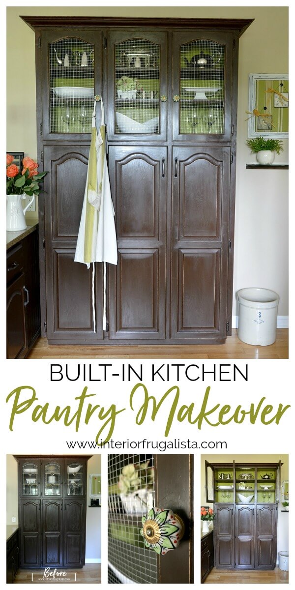 Built-In Kitchen Pantry Makeover