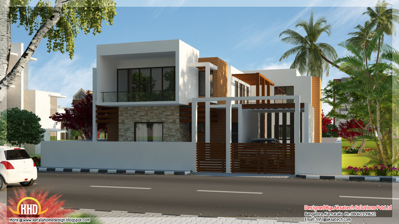 Beautiful contemporary home designs - Kerala home design and floor ...
