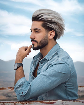 mens haircuts in style -- hair cut style male-- hair colour style for man image