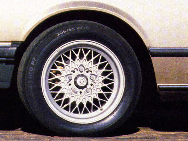 These BBS Basket Weave rims became popular on BMWs in the late 1980's and