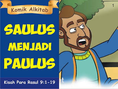 Komik Alkitab Anak: Saulus Menjadi Paulus