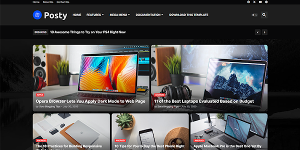 How To Setup Posty Blogger Template [Templateify]
