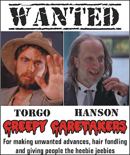 Movie characters Torgo (Manos: The Hands of Fate) & Hanson (Scary Movie 2)