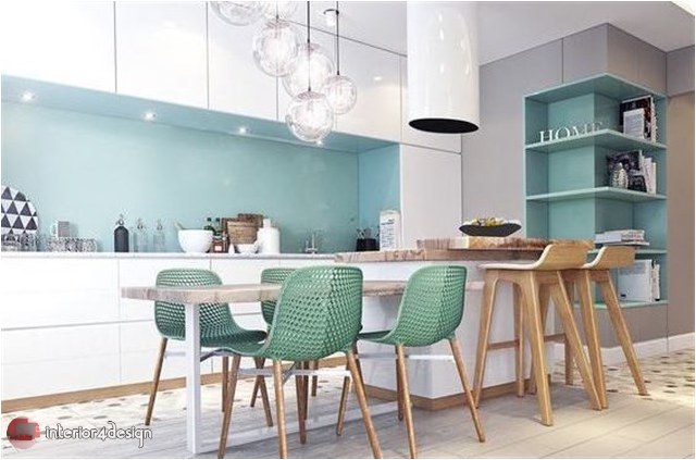 Colorful Kitchen Designs 10