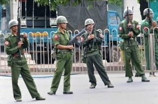 Myanmar Army in Action