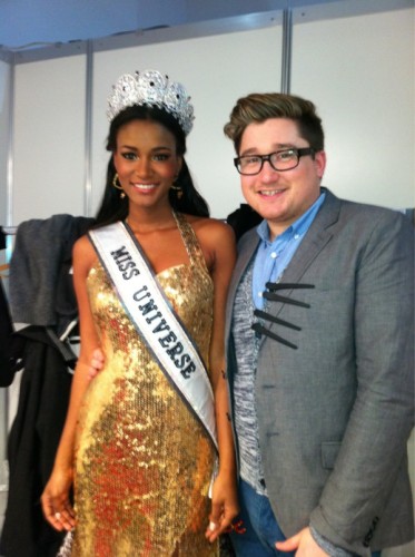 Miss Universe 2011 Leila Lopes Dusseldorf Germany Beauty International Trade Show