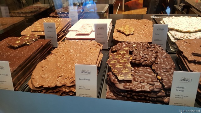 Swiss chocolates in Bern