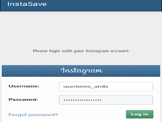 cara menyimpan foto di instagram dengan aplikasi instasave