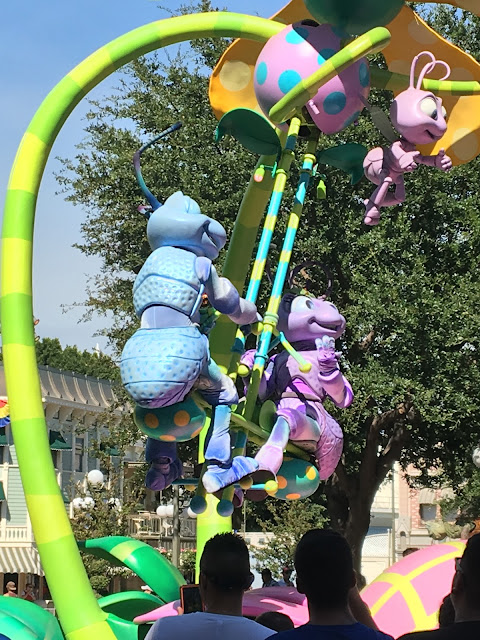 Flik and Atta Bug's Life Float Pixar Play Parade Disneyland