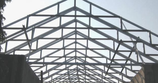 Konstruksi baja dan besi SKY TRUSS atap baja ringan