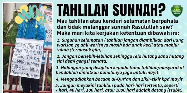 Masihkah Tahlilan yang kamu kerjakan itu Sunnah?