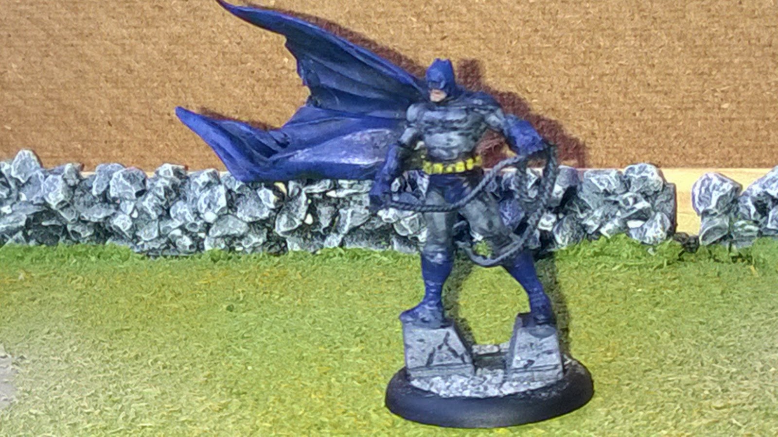 Knight models batman