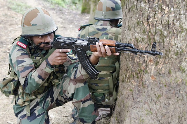 In Jammu and Kashmir, the army killed 9 terrorists.