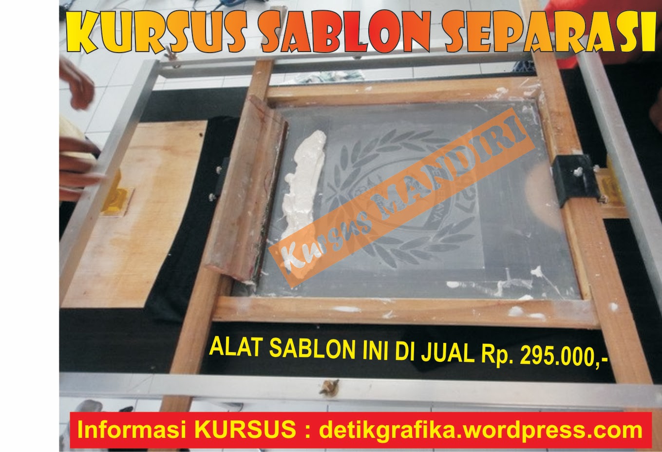 aplikasi desain sablon offset, sablon, merchandise, UV fiber, gypsum, souvenir, decal,