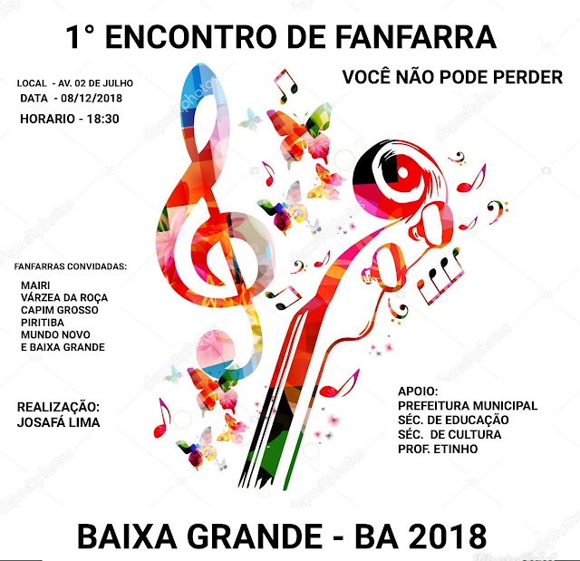 Baixa Grande sediará 1º encontro Regional das Fanfarras 