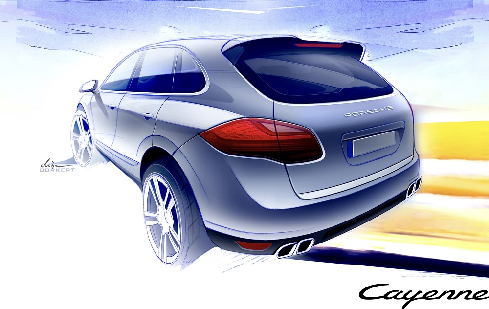 Sketch of the second-generation Cayenne