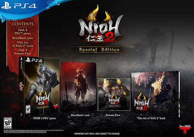 Nioh 2 Game Cover Ps4 Special Edition Features