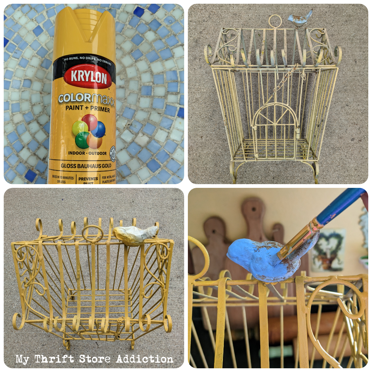 How to restore a birdcage