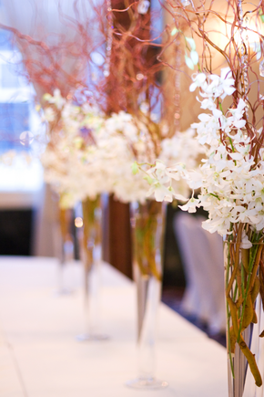 DECORATING WEDDING ARCH WITH LIGHTS AND BRANCHES