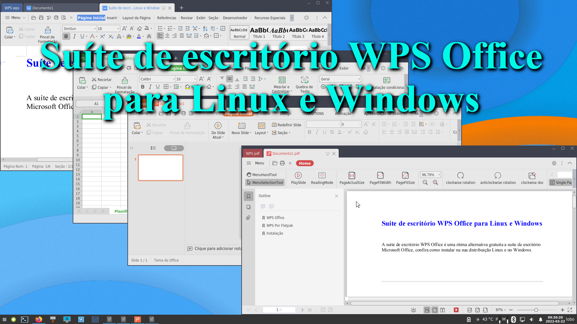 Suíte de escritório gratuita WPS Office para Linux e Windows