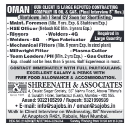 4 November 2023 - Assignment Abroad Times Today Gulf Jobs Paper