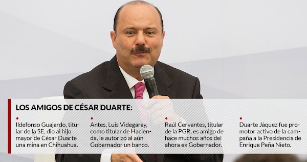 Hace apenas 18 meses, el Gobierno de Peña dio al hijo de César Duarte una mina de oro por 50 años