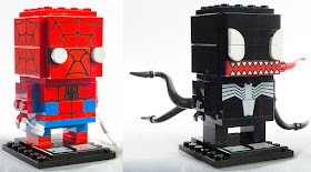 San Diego Comic-Con 2017 Exclusive Spider-Man & Venom BrickHeadz Set by LEGO x Marvel