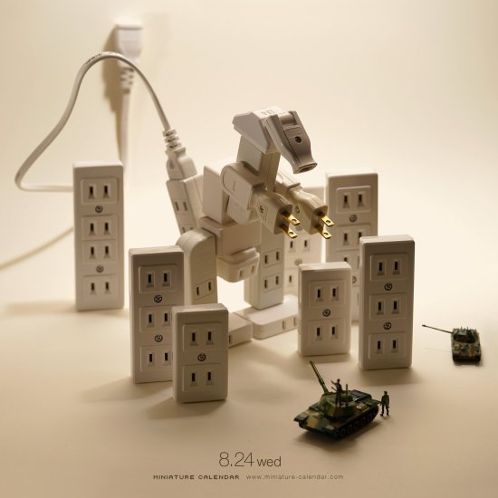 Tatsuya Tanaka fotografia miniaturas dioramas divertidas surreais arte criativo japão cultura pop