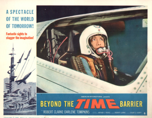 Lobby card - Robert Clarke in Beyond the Time Barrier (1960)