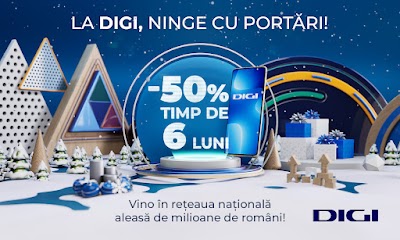 Digi a lansat o ofertă de iarnă: "La DIGI ninge cu oferte la portarea în „Rețeaua Națională”"