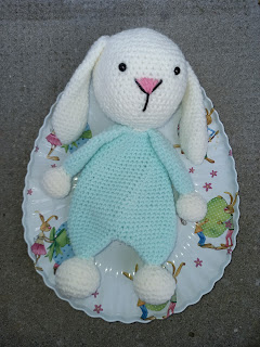 doudou, crochet, lapin, enfant